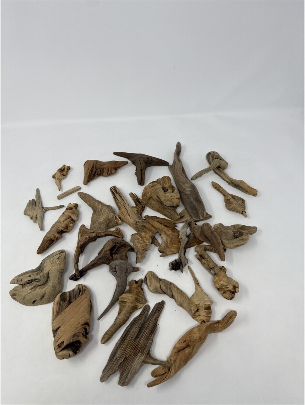 Lot Of Driftwood 25+ Pieces Unique Shapes For Aquarium Crafts Art Projects